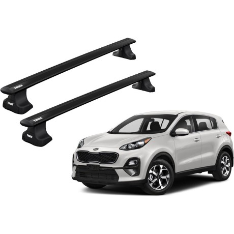 Barras THULE WingBar para autos KIA Sportage desde 2016 negro