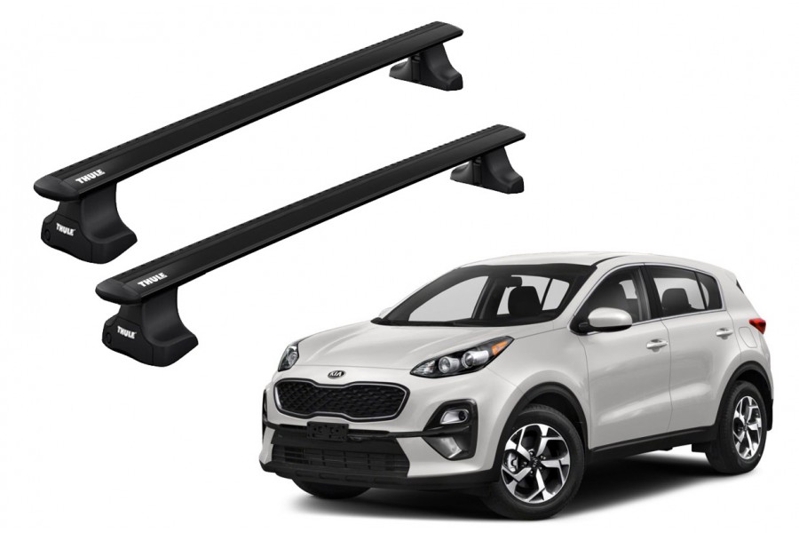 Barras THULE WingBar para autos KIA Sportage desde 2016 negro