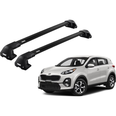 Barras THULE EDGE Flush para autos KIA Sportage desde 2016 negro
