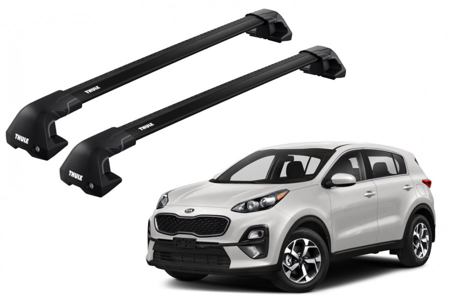 Barras THULE EDGE Flush para autos KIA Sportage desde 2016 negro