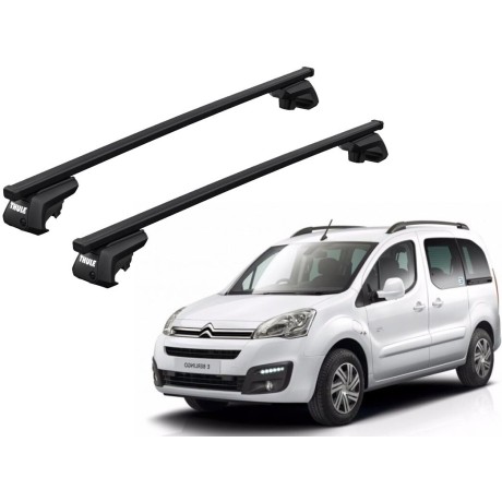 Barras THULE EVO SquareBar para autos CITROEN Berlingo Multispace 2008 a 2018