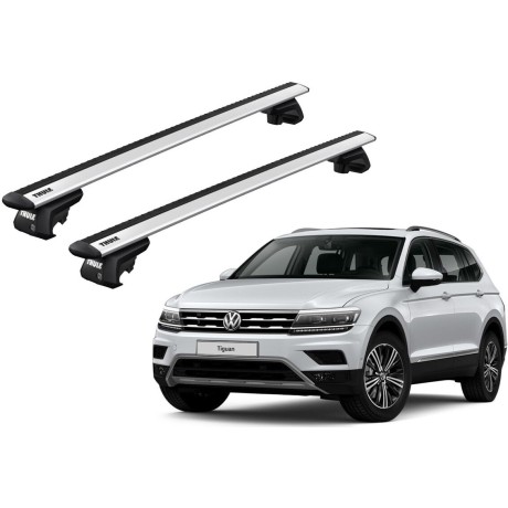 Barras THULE EVO WingBar para autos VOLKSWAGEN Tiguan 2007 a 2016