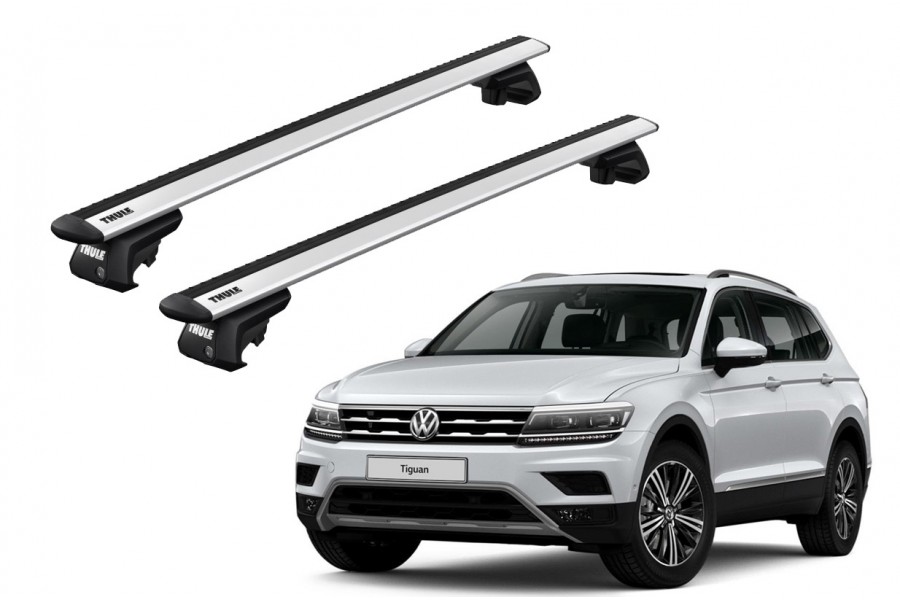 Barras THULE EVO WingBar para autos VOLKSWAGEN Tiguan 2007 a 2016