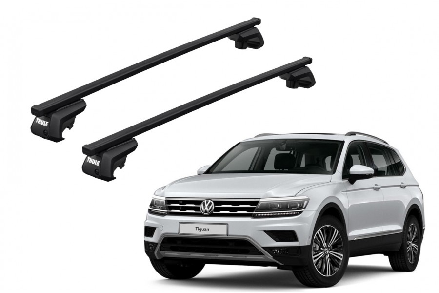 Barras THULE EVO SquareBar para autos VOLKSWAGEN Tiguan 2007 a 2016