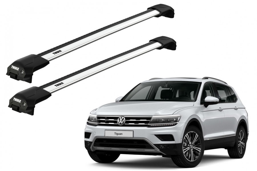 Barras THULE EDGE Flush para autos VOLKSWAGEN Tiguan 2007 a 2016
