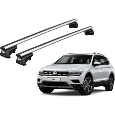 Barras THULE SmartRack XT AluBar para autos VOLKSWAGEN Tiguan 2007 a 2016