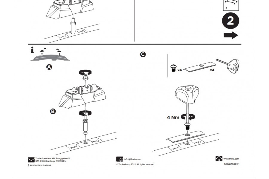 Kit De Anclaje Thule 187035