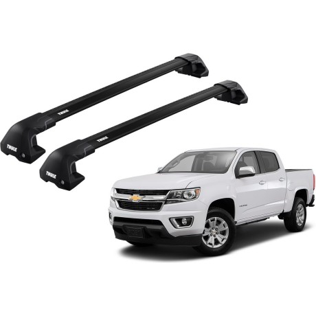 Barras THULE EDGE Flush para camioneta CHEVROLET Colorado desde 2012 al 2022 negro
