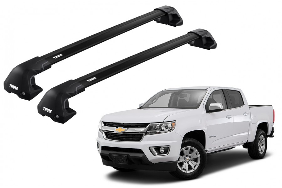 Barras THULE EDGE Flush para camioneta CHEVROLET Colorado desde 2012 al 2022 negro