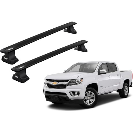 Barras THULE WingBar para camioneta CHEVROLET Colorado desde 2015 a 2018 negro