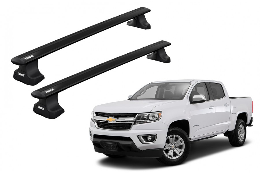 Barras THULE WingBar para camioneta CHEVROLET Colorado desde 2015 a 2018 negro