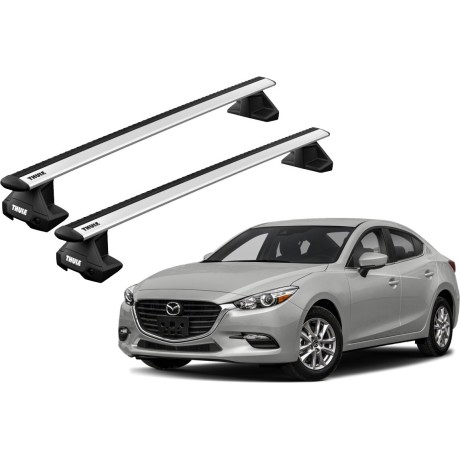 Barras THULE EVO WingBar para autos MAZDA 3 2014 a 2018