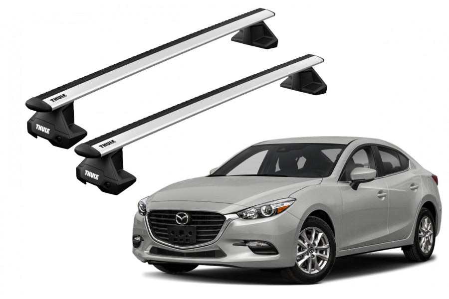 Barras THULE EVO WingBar para autos MAZDA 3 2014 a 2018