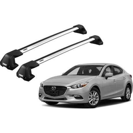Barras THULE EDGE Flush para autos MAZDA 3 2014 a 2018