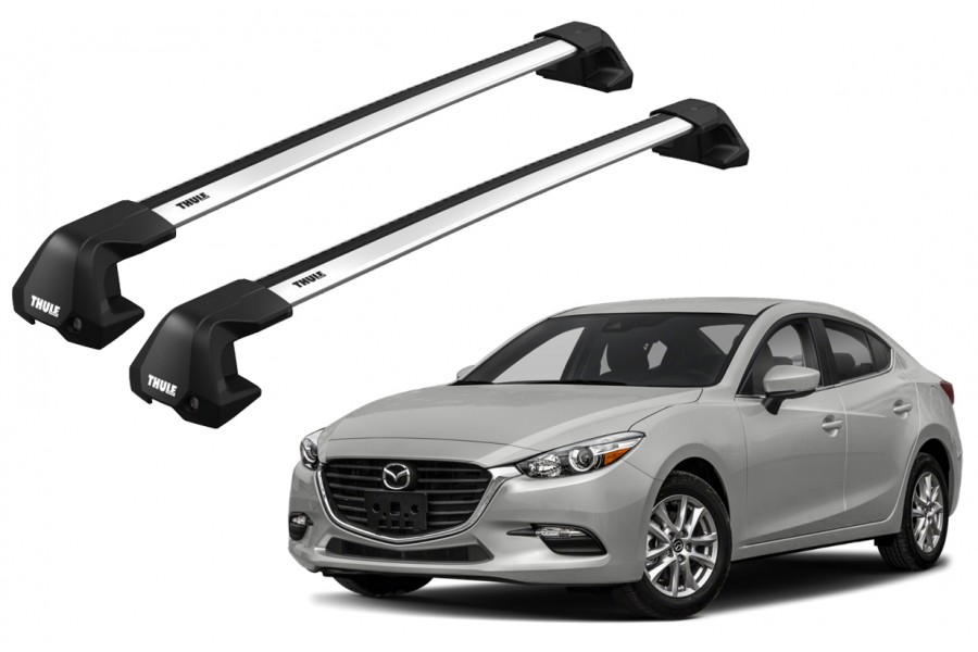 Barras THULE EDGE Flush para autos MAZDA 3 2014 a 2018
