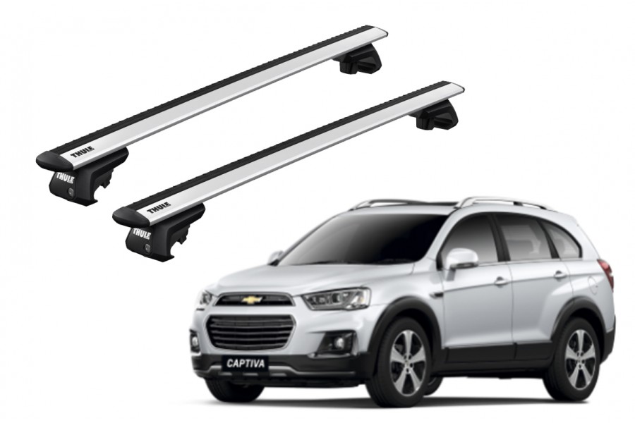 Barras THULE EVO WingBar para autos CHEVROLET Captiva 2006 a 2020