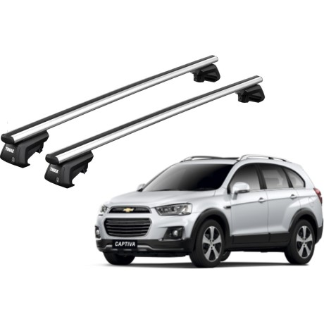 Barras THULE SmartRack XT AluBar para autos CHEVROLET Captiva 2006 a 2020