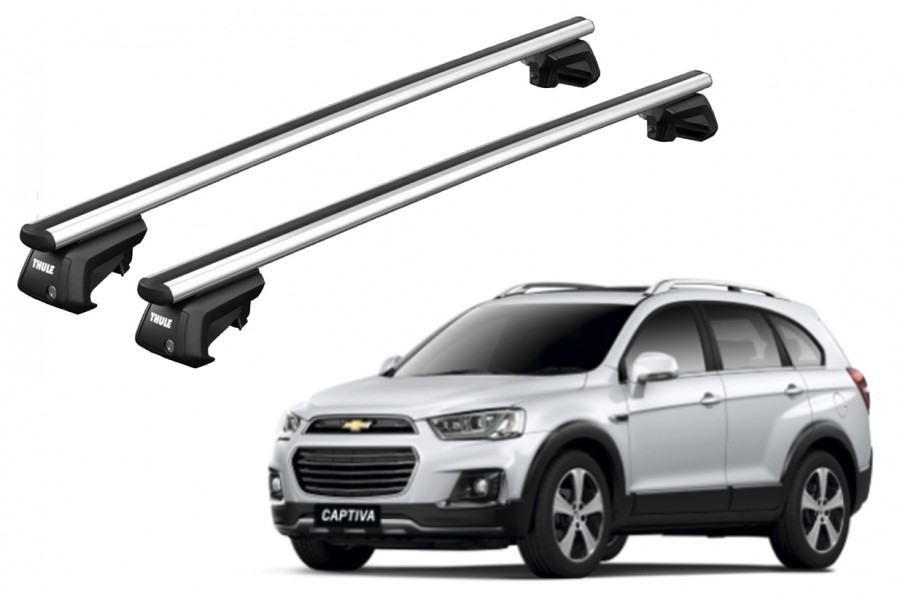 Barras THULE SmartRack XT AluBar para autos CHEVROLET Captiva 2006 a 2020