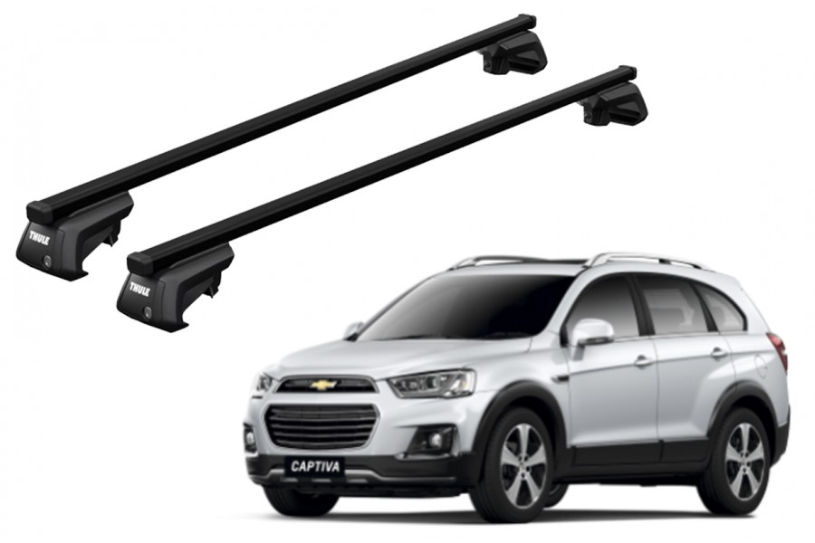 Barras THULE SmartRack XT para autos CHEVROLET Captiva 2006 a 2020