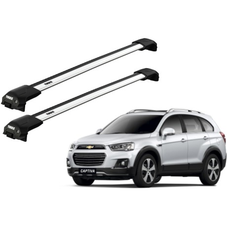 Barras THULE EDGE Flush para autos CHEVROLET Captiva 2006 a 2020