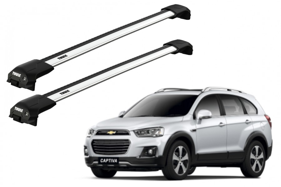 Barras THULE EDGE Flush para autos CHEVROLET Captiva 2006 a 2020