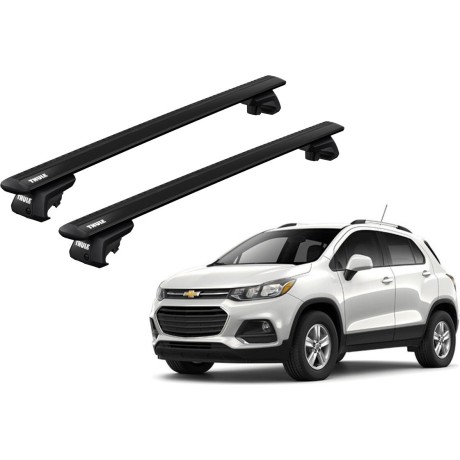 Barras THULE EVO WingBar para autos CHEVROLET Trax desde 2013 negro