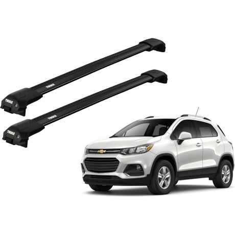 Barras THULE EDGE Flush para autos CHEVROLET Trax desde 2013 negro