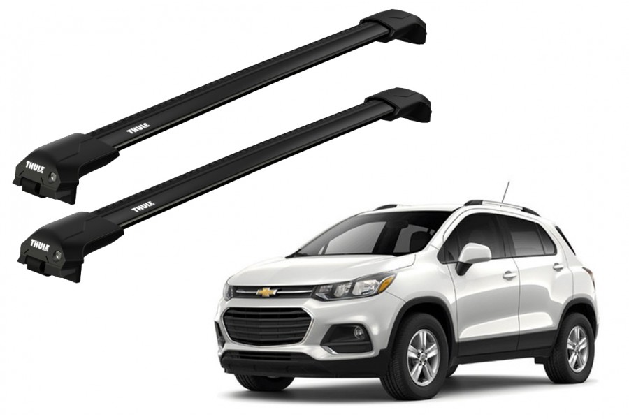 Barras THULE EDGE Flush para autos CHEVROLET Trax desde 2013 negro