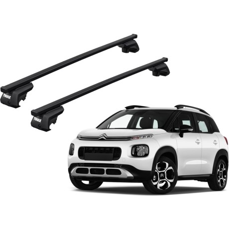 Barras THULE EVO SquareBar para autos CITROEN C3 desde 2009-2016