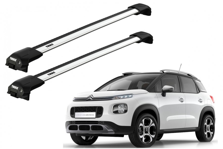 Barras THULE EDGE Flush para autos CITROEN C3 Aircross desde 2018