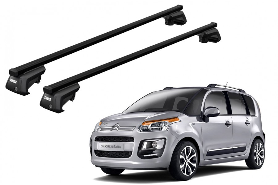 Barras THULE SmartRack XT para autos CITROEN C3 Picasso desde 2009-2016