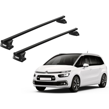 Barras THULE EVO SquareBar para autos CITROEN C4 Grand Picasso desde 2014 - 2018