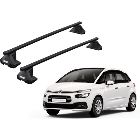 Barras THULE EVO SquareBar para autos CITROEN C4 Grand Picasso desde 2014 - 2018