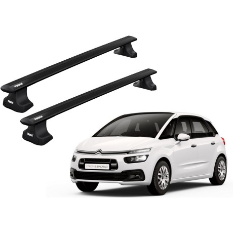 Barras THULE WingBar para autos CITROEN C4 Picasso desde 2013 - 2018 negro