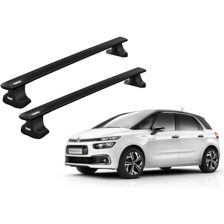 Barras THULE WingBar para autos CITROEN C4 SpaceTourer desde 2013 negro