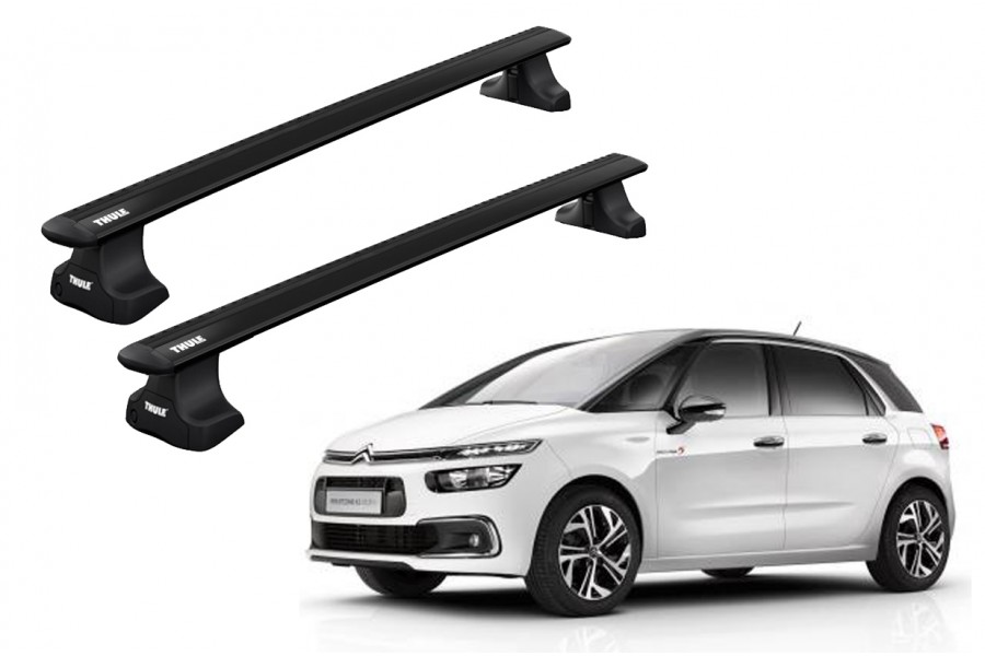 Barras THULE WingBar para autos CITROEN C4 SpaceTourer desde 2013 negro