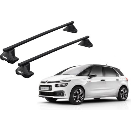 Barras THULE EVO SquareBar para autos CITROEN C4 SpaceTourer desde 2013
