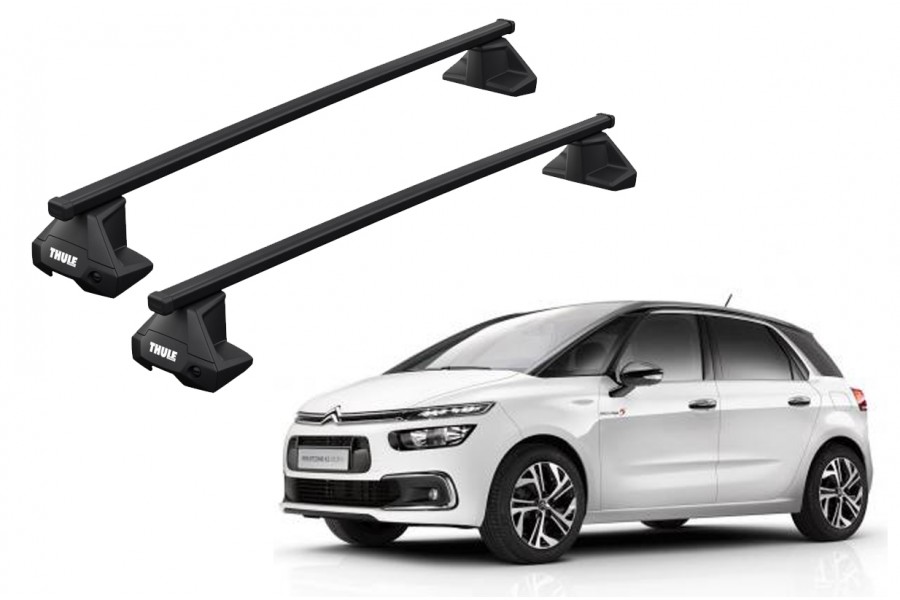 Barras THULE EVO SquareBar para autos CITROEN C4 SpaceTourer desde 2013