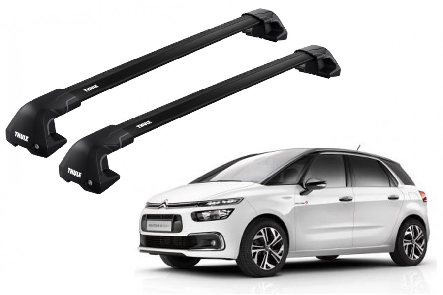 Barras THULE EDGE Flush para autos CITROEN C4 SpaceTourer desde 2013 negro