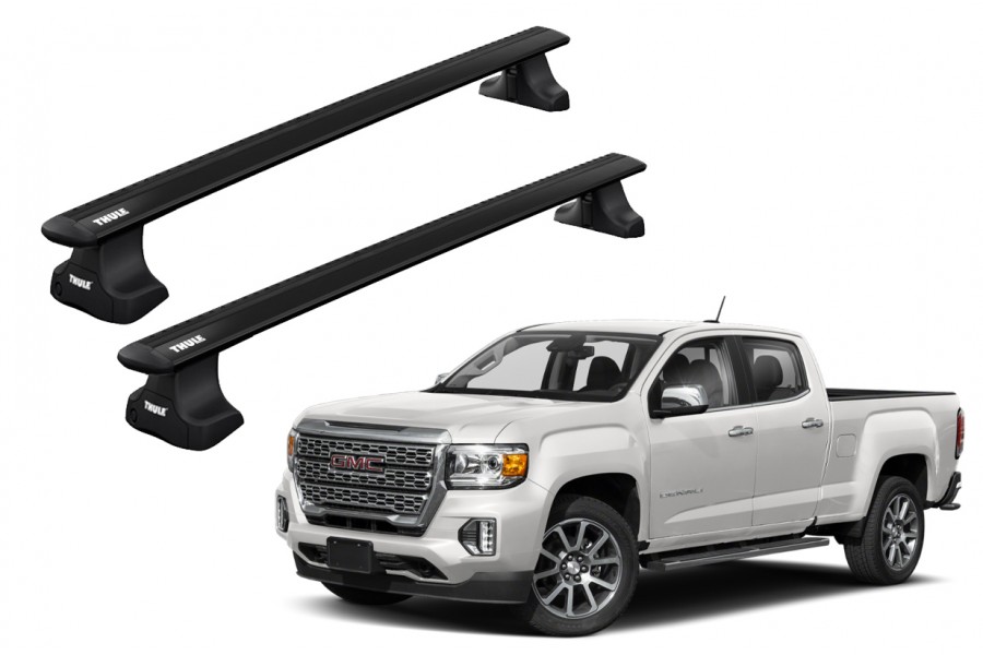 Barras THULE WingBar para camioneta GMC Canyon desde 2015 negro