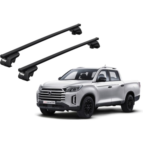 Barras THULE EVO SquareBar para camioneta SSANGYONG Musso desde 2018