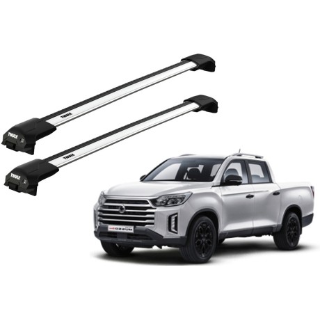 Barras THULE EDGE Flush para camioneta SSANGYONG Musso desde 2018