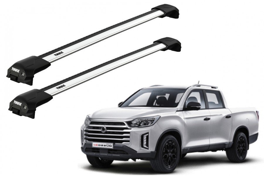 Barras THULE EDGE Flush para camioneta SSANGYONG Musso desde 2018