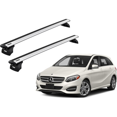 Barras THULE WingBar para autos MERCEDES BENZ B-Class (W246) 2011 a 2018