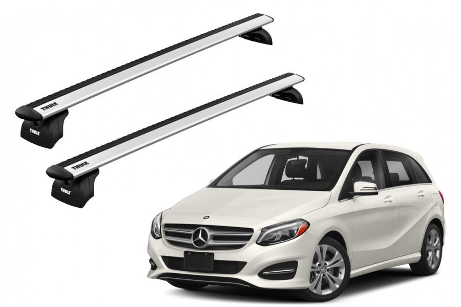 Barras THULE WingBar para autos MERCEDES BENZ B-Class (W246) 2011 a 2018