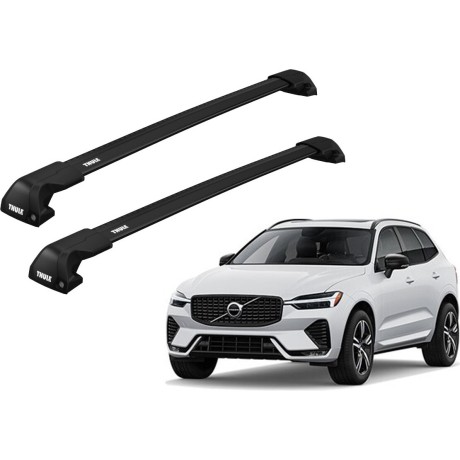 Barras THULE EDGE Flush para autos VOLVO XC60 desde 2017 -  negro