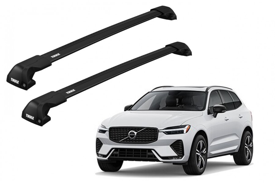 Barras THULE EDGE Flush para autos VOLVO XC60 desde 2017 -  negro