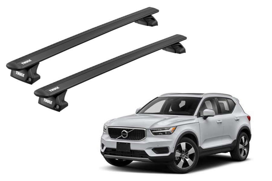 Barras THULE EVO WingBar para autos VOLVO XC40 desde 2018 - 2024 negro