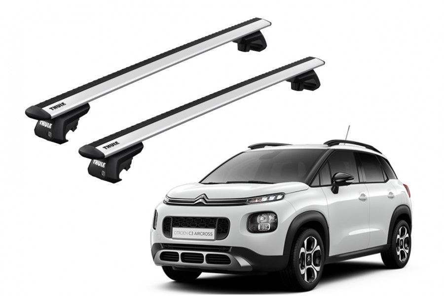Barras THULE EVO WingBar para autos CITROEN C3 desde 2009-2016