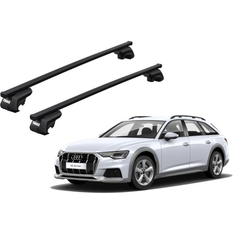 Barras THULE EVO SquareBar para autos AUDI A6 Allroad desde 2006 al 2011